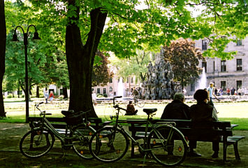 Erholung und Entspannung im Schlossgarten