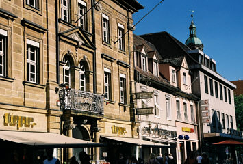 Schöne Hausfassen in der Hauptstrasse
