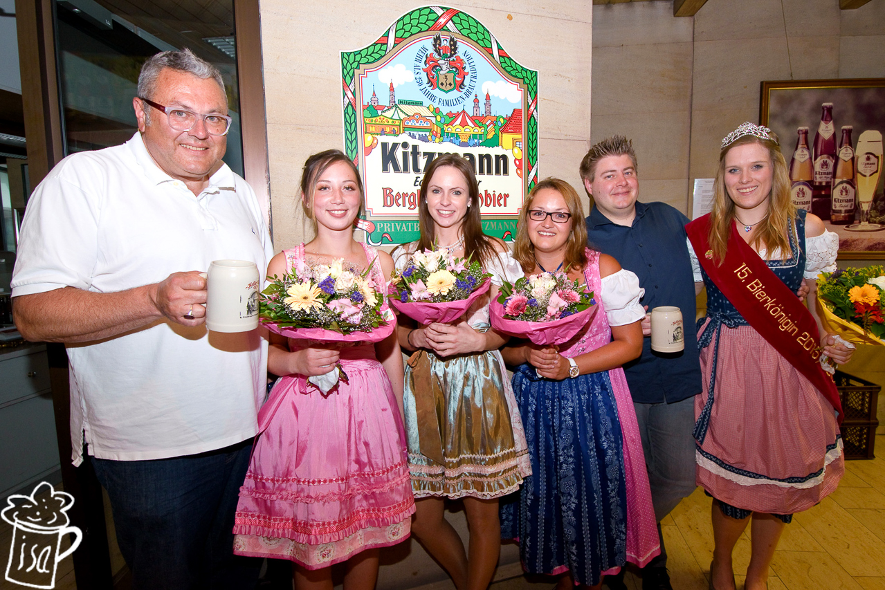 Jury-Vorentscheid zur Wahl der 16. Bierkönigin der Brauerei Kitzmann