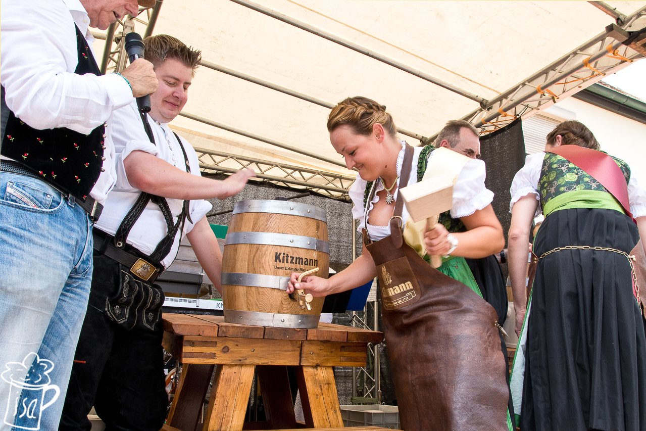 Hoffest der Brauerei Kitzmann mit Wahl der 16. Bierkönigin