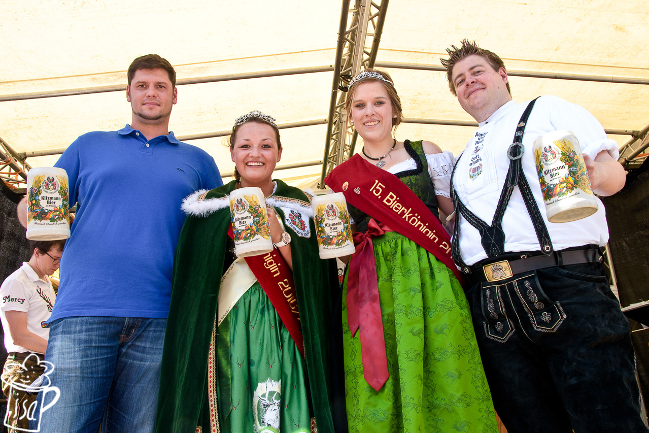 Hoffest der Brauerei Kitzmann mit Wahl der 16. Bierkönigin