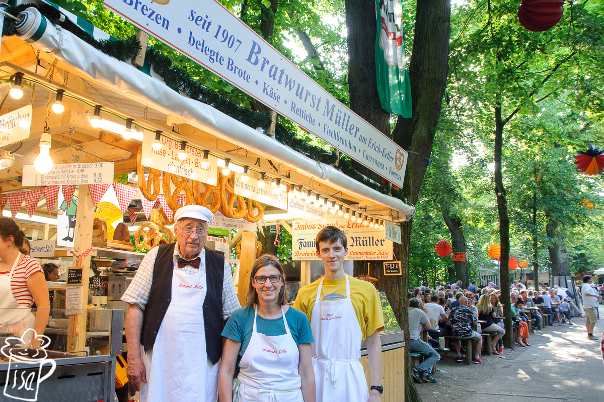 Eine langjährige feste Institution am Berg - Bratwurst Müller. 